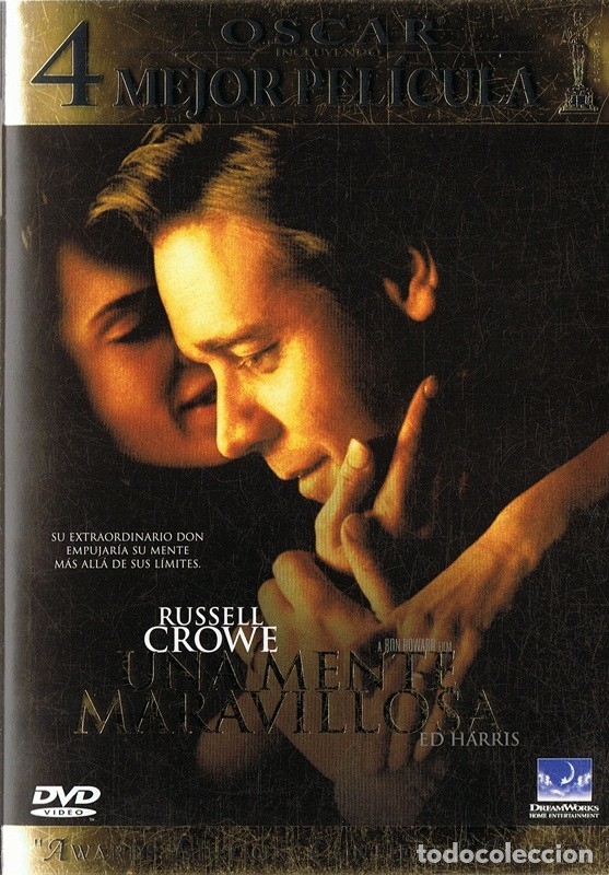 Cinema: UNA MENTE MARAVILLOSA RUSSELL CROWE  ( 2 DISCOS)