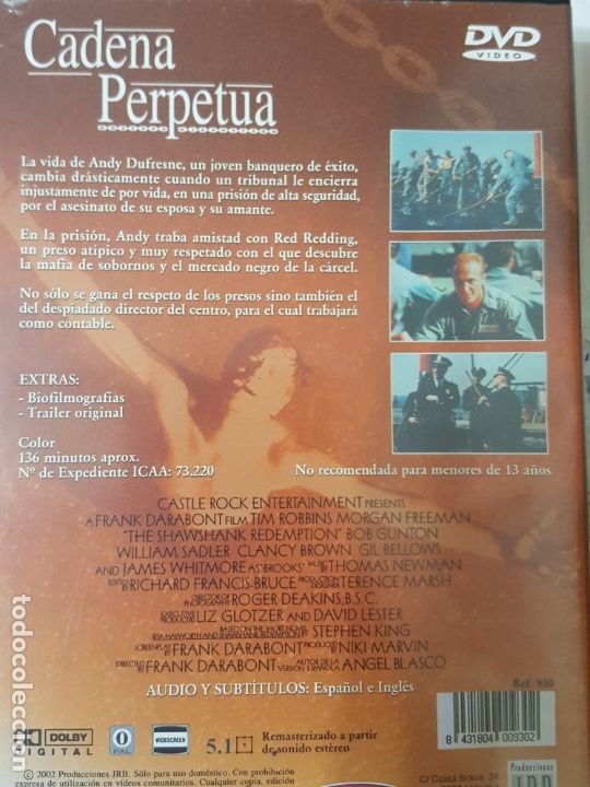 Cine: CADENA PERPETUA (DVD) - Foto 2