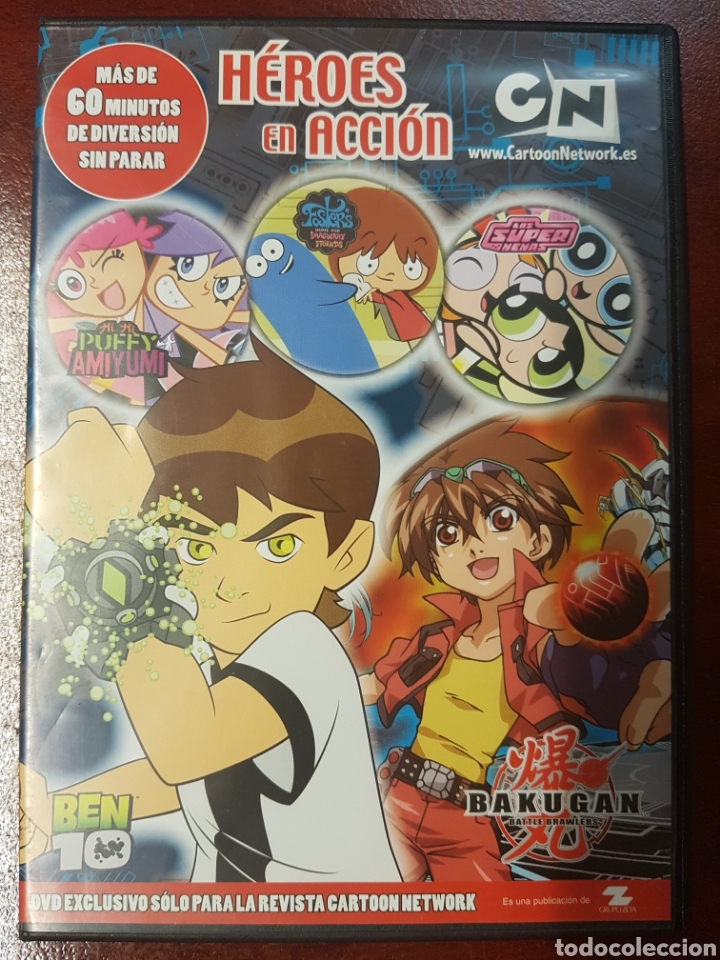 Cine: H&eacute;roes en acci&oacute;n Cartoon Network Ben 10 Bakugan Supernenas...