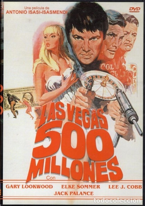 Cine: LAS VEGAS 500 MILLONES DVD (A. ISASI)...TAN TREPIDANTE COMO CON LA MUERTE EN LOS TALONES...UNICA