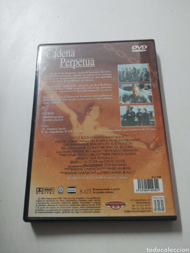 Cine: Cadena perpetua dvd - Foto 2