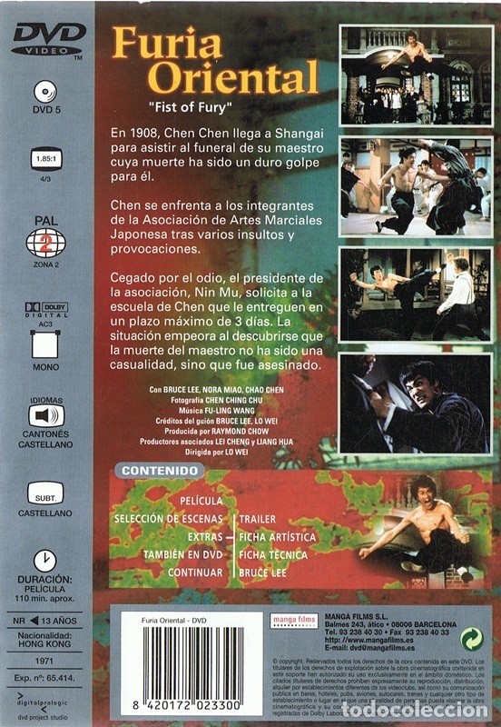Cine: FURIA ORIENTAL BRUCE LEE - Foto 2