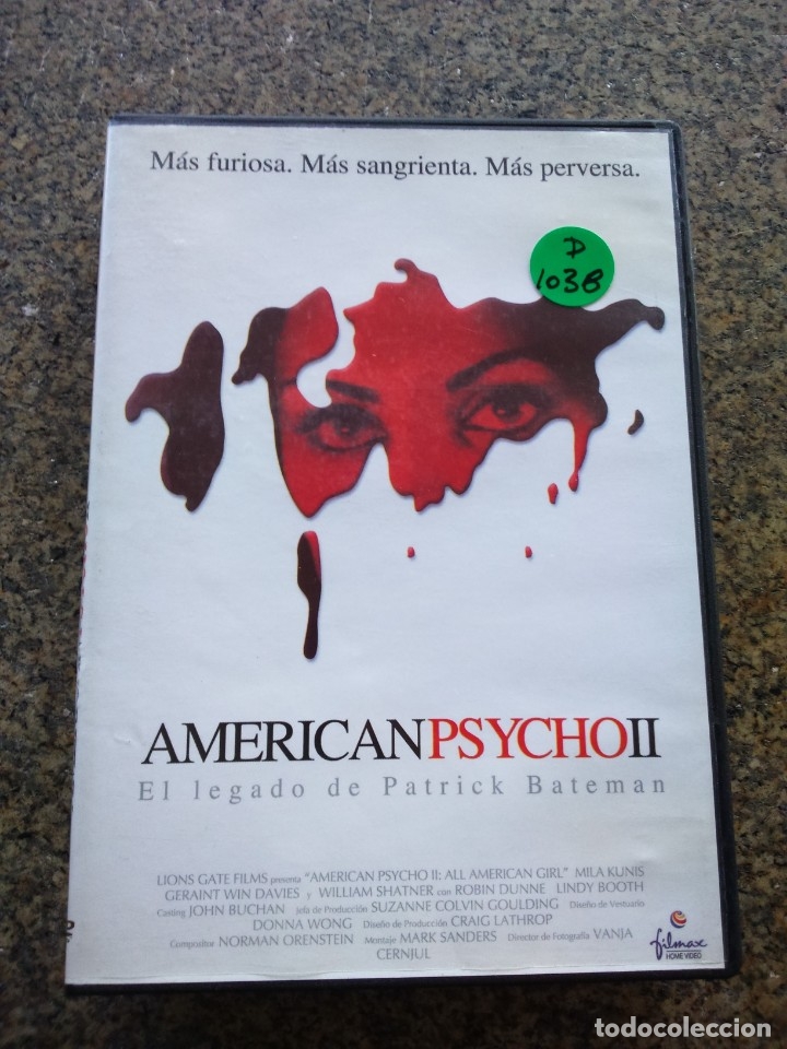 Cin&eacute;ma: DVD -- AMERICAN PSYCHO II --
