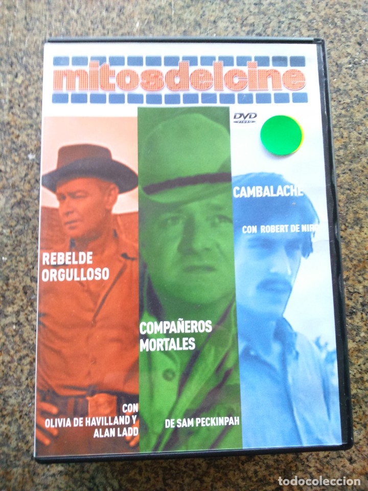 Cin&eacute;ma: DVD -- REBELDE ORGULLOSO / COMPA&Ntilde;EROS MORTALES / CAMBALACHE -- MITOS DEL CINE --