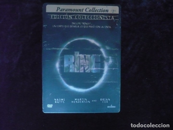 Cinema: the ring - edicion especial 1 discos en caja metalica - dvd casi como nuevo