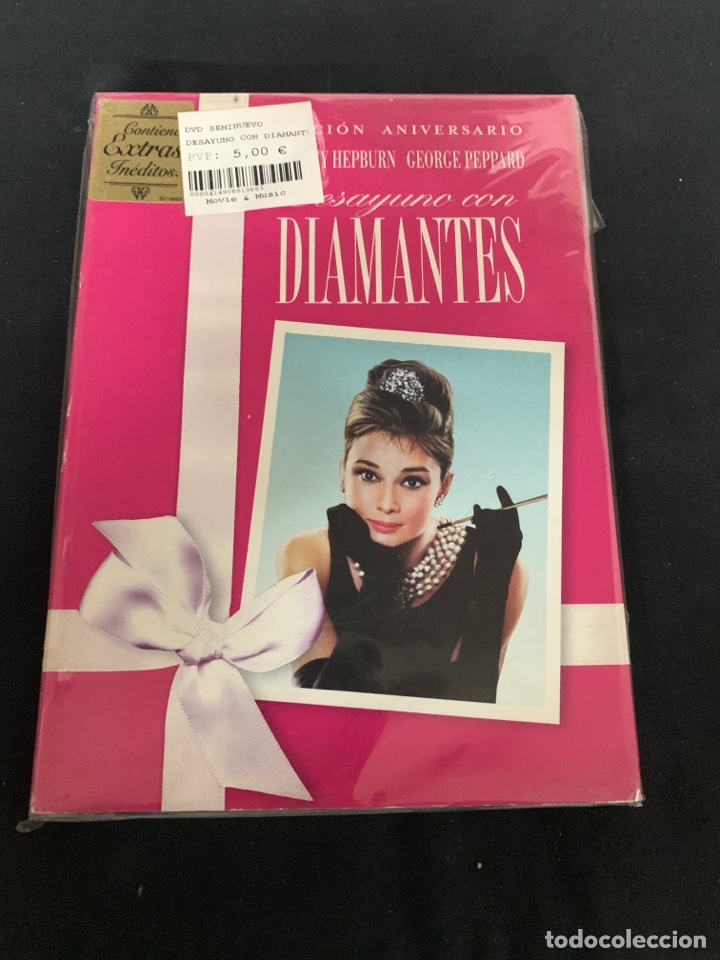 Cine: S174 DESAYUNANDO CON DIAMANTES ( dvd seminuevo )