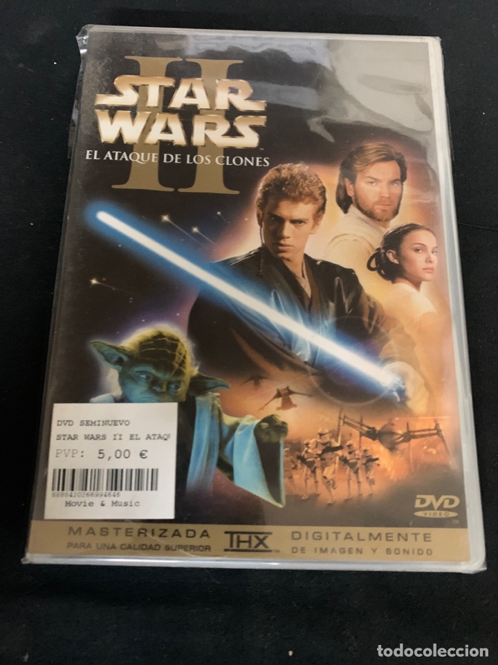 Cinema: S171 STAR WARS II - EL ATAQUE DE LOS CLONES ( dvd seminuevo )