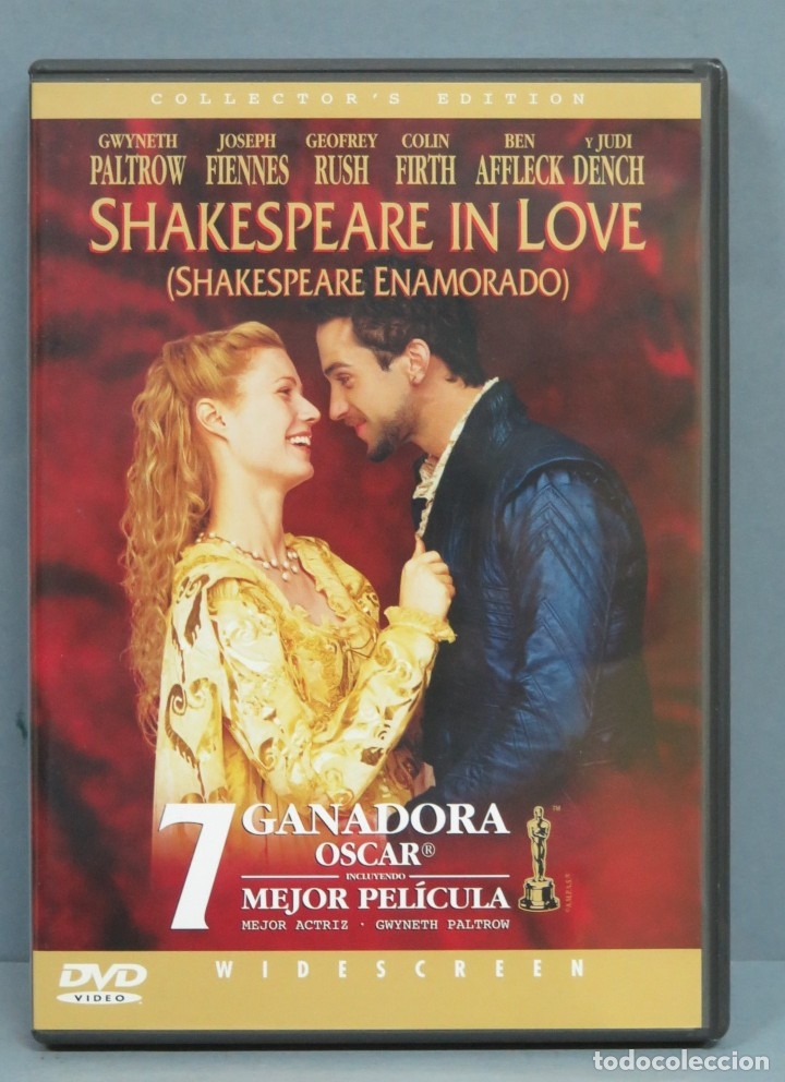 Cinema: DVD. SHAKESPEARE IN LOVE