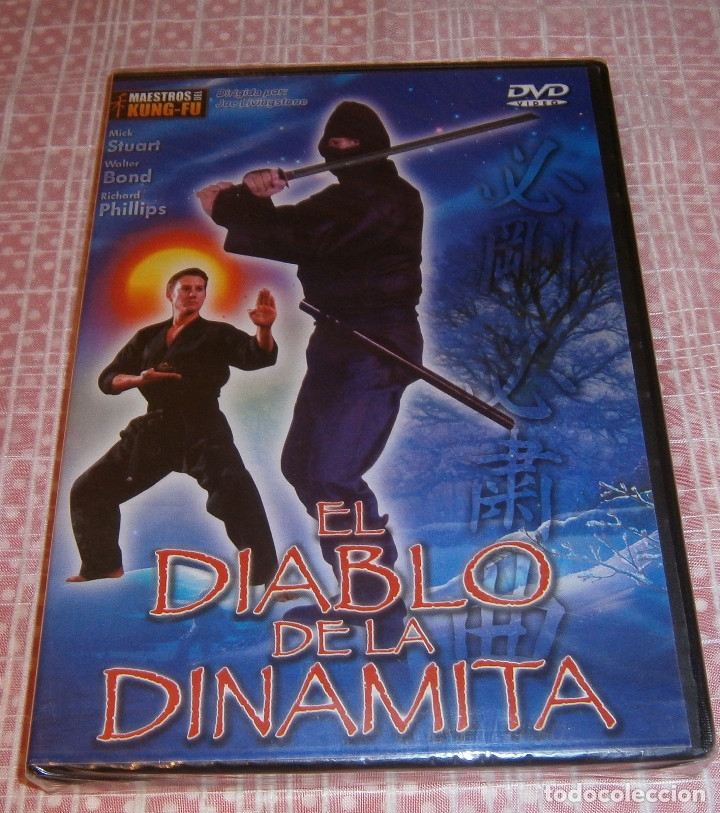 Cine: DVD el diablo de la dinamita  -maestros del kung-fu  - precintado