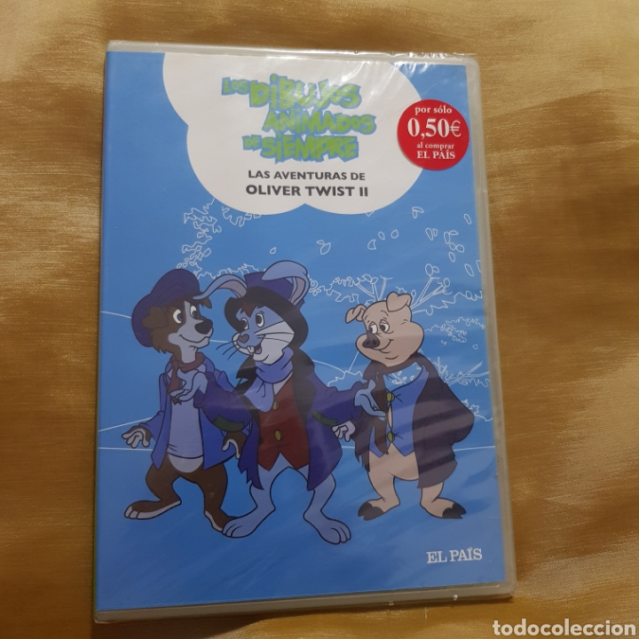 Cinema: (DVDS18) los dibujos animados de siempre las aventuras de Oliver Twit 2 - DVD SEGUNDAMANO TAPA FINA