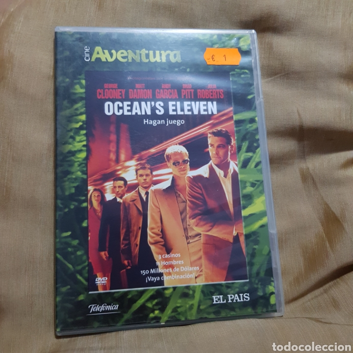 Cinema: (DVDS20) ocean's eleven - DVD SEGUNDAMANO TAPA FINA