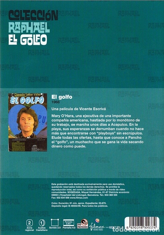 Cine: EL GOLFO RAPHAEL - Foto 2