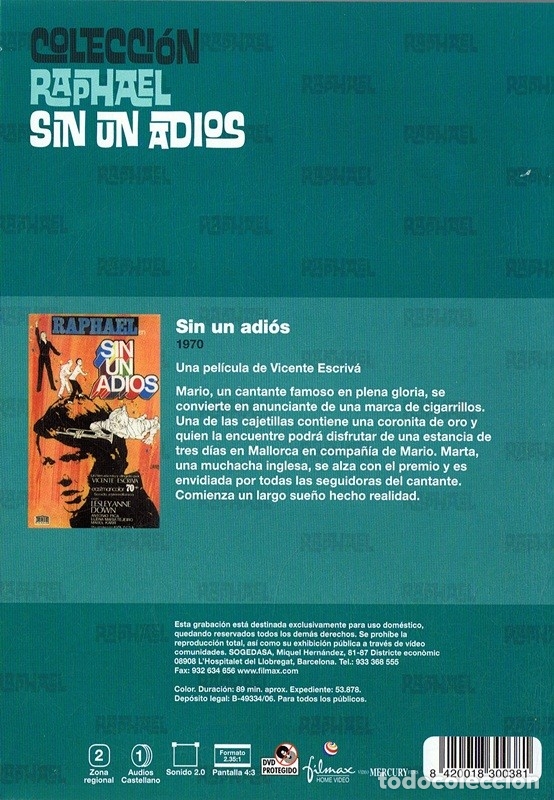 Cine: SIN UN ADIOS RAPHAEL - Foto 2