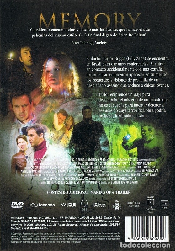Cine: MEMORY  BILLY ZANE - Foto 2