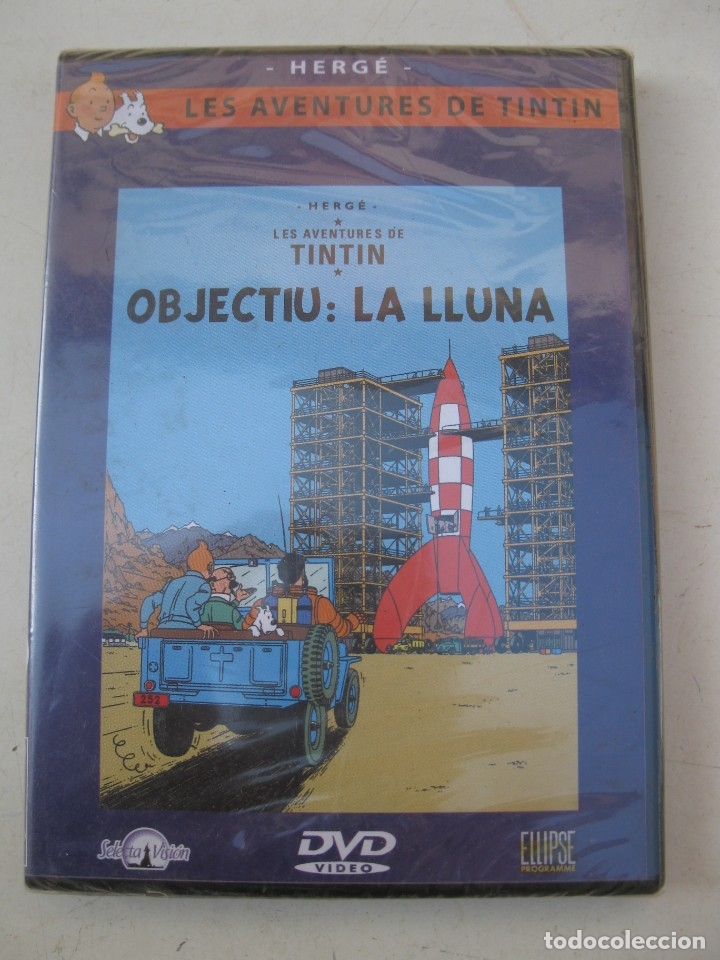 Cine: LES AVENTURES DE TINTIN - OBJECTIU: LA LLUNA - PEL&Iacute;CULA EN DVD - NUEVA.