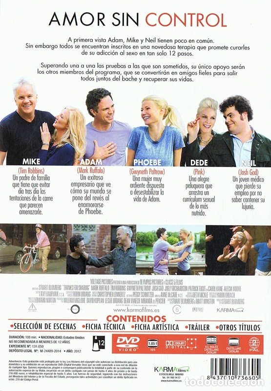 Cine: AMOR SIN CONTROL TIM ROBBBINS - Foto 2