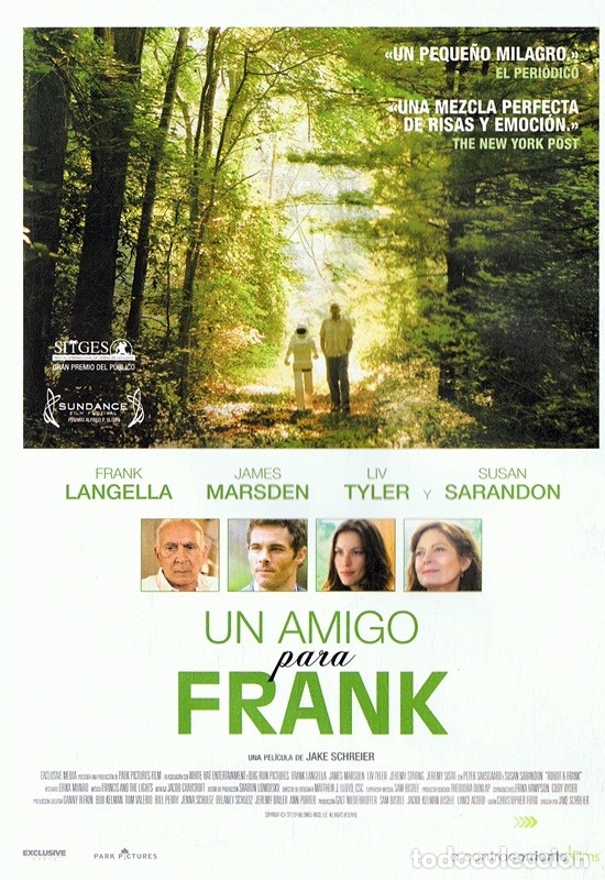Cine: UN AMIGO PARA FRANK SUSAN SARANDON