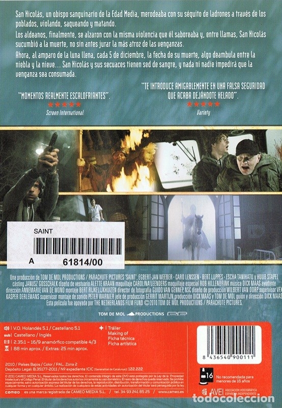 Cine: SAINT DE DICK MAAS & TOM DE MAL - Foto 2