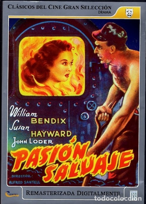 Cine: PASION SALVAJE DVD - BASADA EN UN RELATO DE E. O&acute;NEILL, PREMIO NOBEL DE LITERATURA. (IMPRESCINDIBLE)