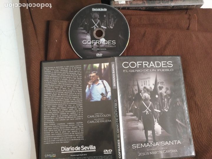 Cinema: REF-PAITO -DVD jesus martin cartaya semana santa sevilla cofrades el genio de un pueblo SEMANA SANTA