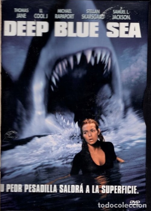 Cinema: DEEP BLUE SEA DVD (EL MONSTRUO DE LAS PROFUNDIDADES)UN MONSTRUO QUE IBA SIEMPRE TRAS LA GUAPA CHICA