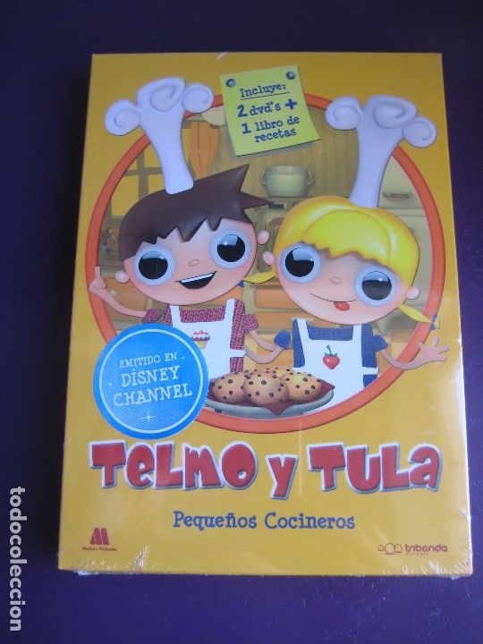 Kino: TELMO Y TULA - PEQUE&Ntilde;OS COCINEROS - 2 DVDS + LIBRO DE RECETAS - PRECINTADO  TV TELEVISION