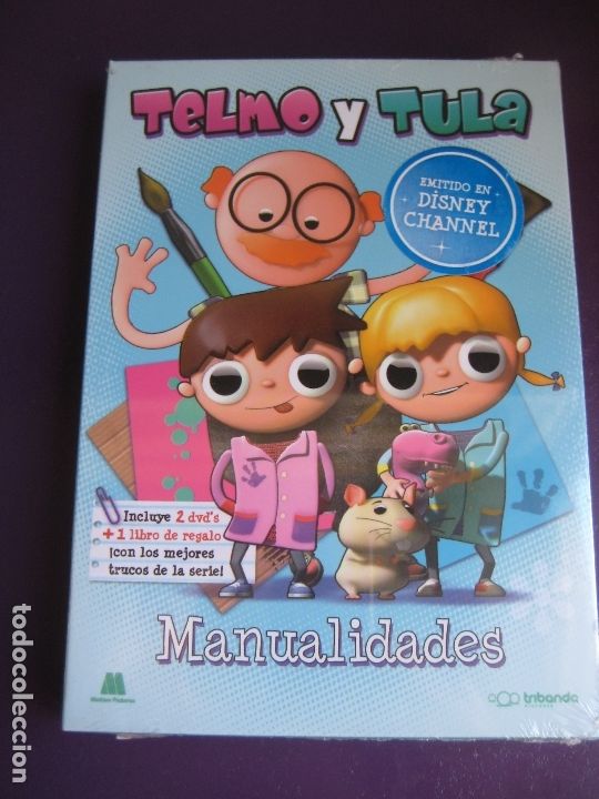 Kino: TELMO Y TULA - MANUALIDADES - 2 DVDS + LIBRO - PRECINTADO - TVE TELEVISION - DISNEY CHANEL