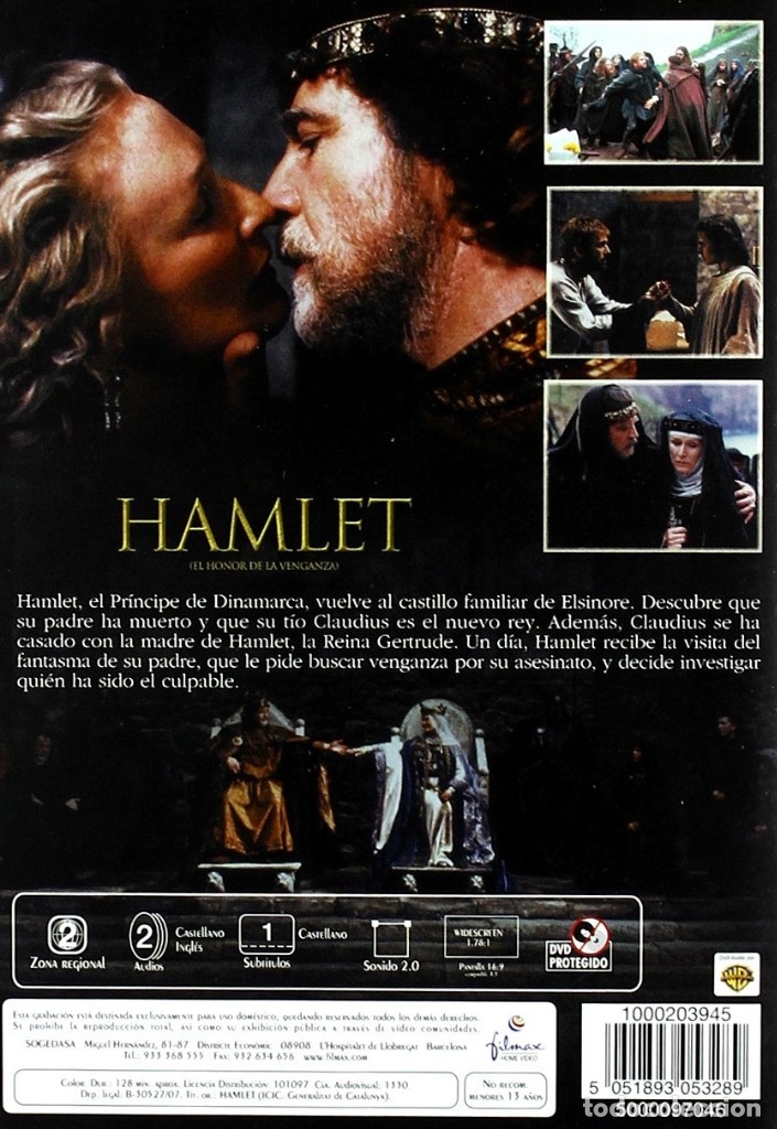 Cine: HAMLET  DVD - Foto 2