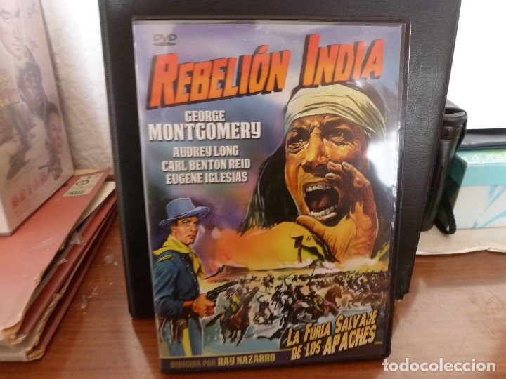 Cine: DVD WESTERN- REBELI&Oacute;N INDIA-(GEORGE MONTGOMERY)