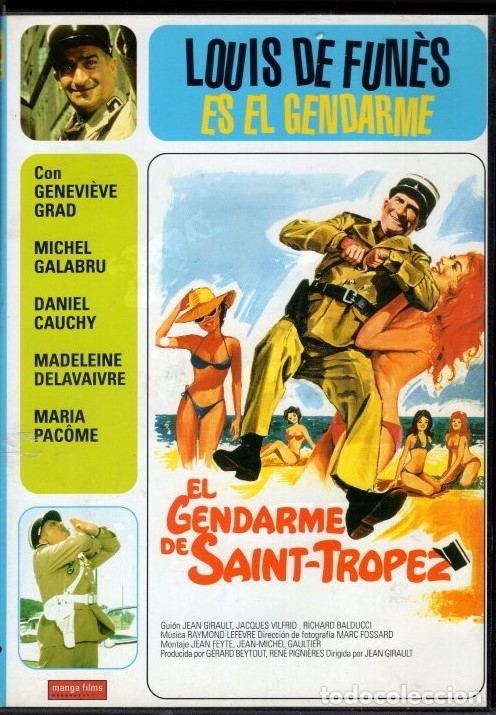 Cin&eacute;ma: EL GENDARME DE SAINT TROPEZ DVD (LOUIS DE FUNES) ...EL MEJOR REMEDIO CONTRA LA DEPRESI&Oacute;N, LA RISA