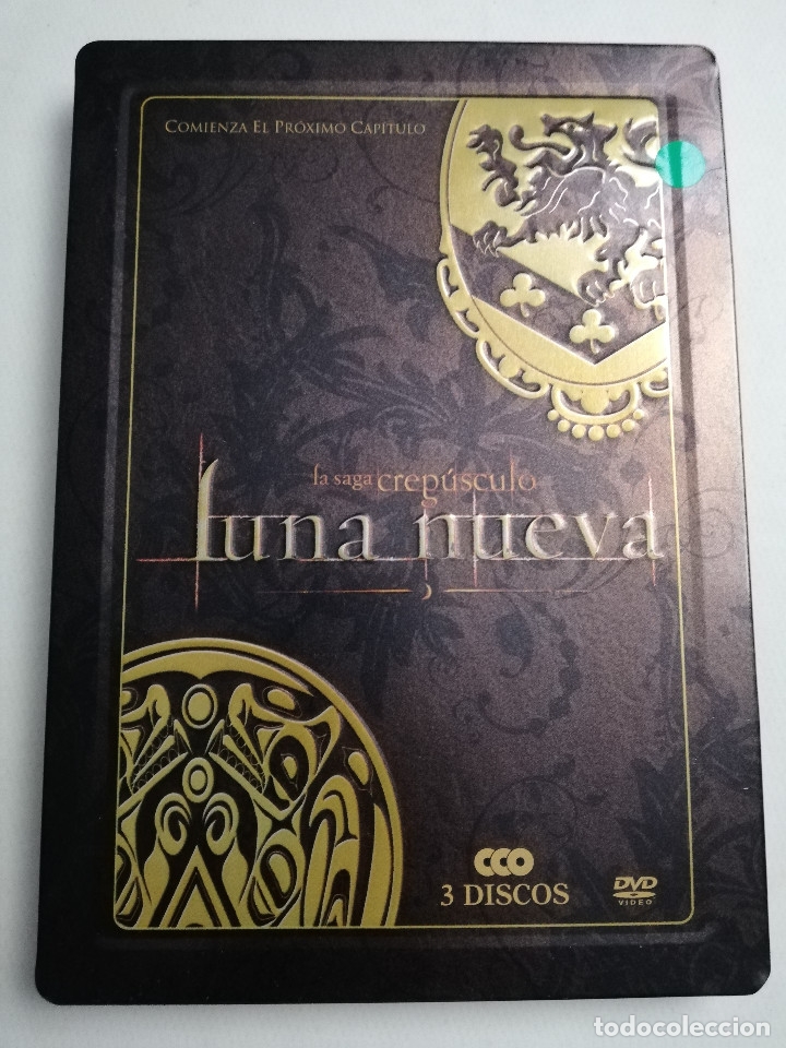 Cinema: LA SAGA CREP&Uacute;SCULO. LUNA NUEVA (DVD) CAJA METALIZADA, 3 DISCOS