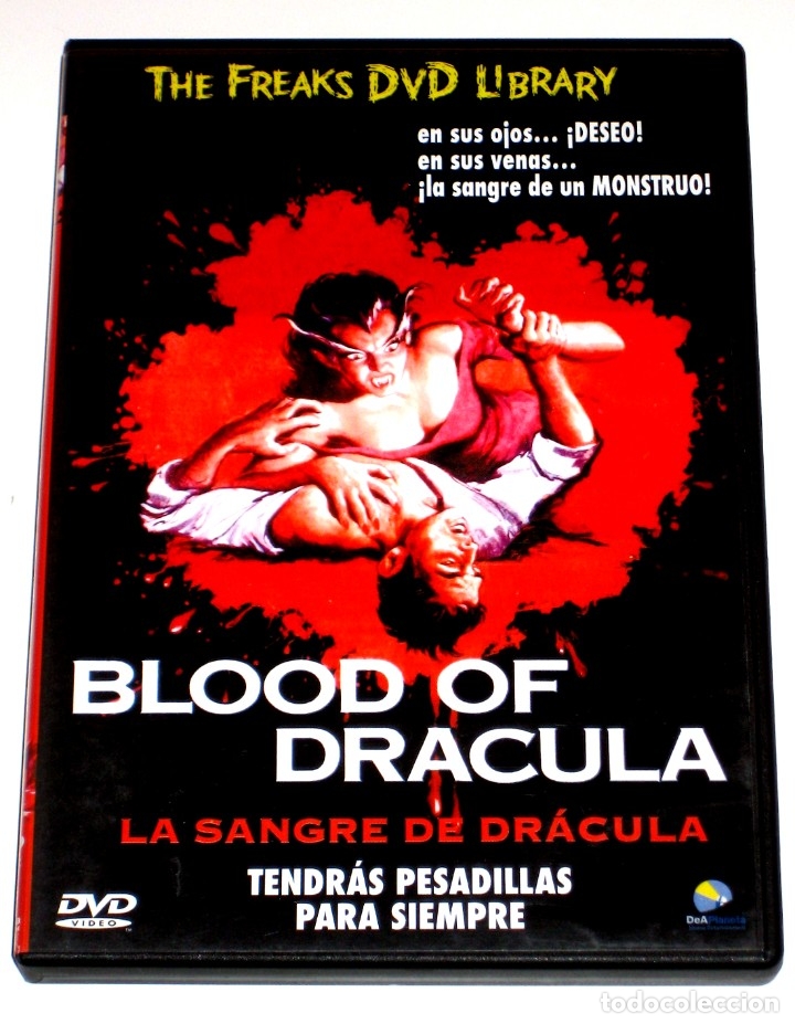 Cine: La Sangre de Dracula (Blood Of Dracula) - Herbert L. Strock Sandra Harrison DVD INENCONTRABLE