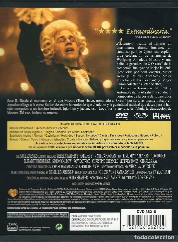 Cine: DVD AMADEUS. NILOS FORMAN - Foto 2