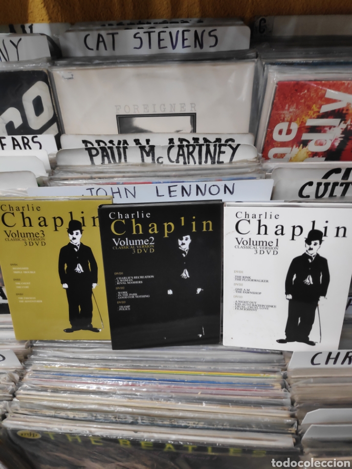 Cine: Charlie Chaplin classic versi&oacute;n 3 DVD volumenes 1,2,3