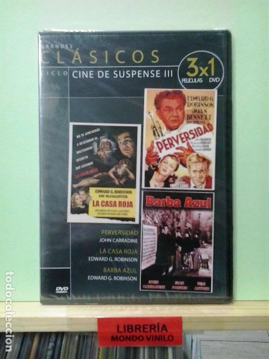 Cine: LMV - Perversidad / La casa roja / Barba azul - DVD