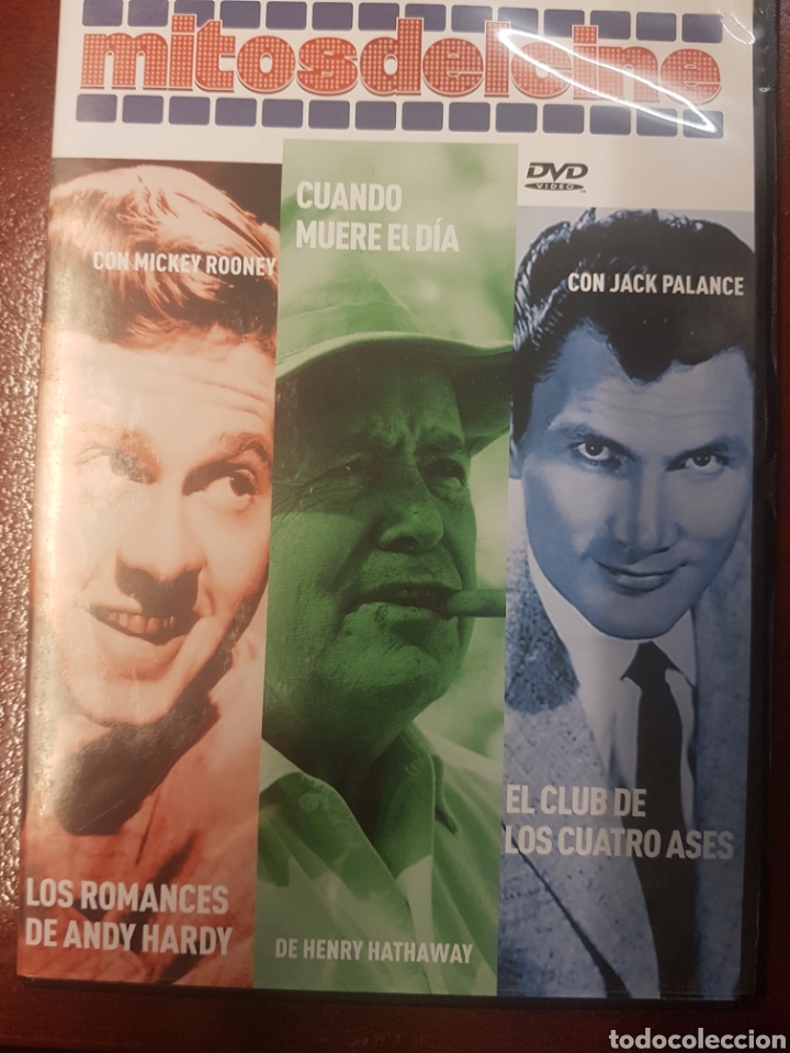 Cinema: Mitos del Cine - Los romances de Andy Hardy - Cuando Muere el dia - El club de los cuatro ases Dvd
