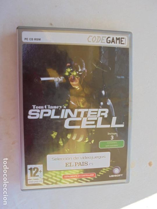 Cine: SPLINTER CELL , TOM CLANCY&acute;S- CODE GAME PC CD ROM - Foto 1