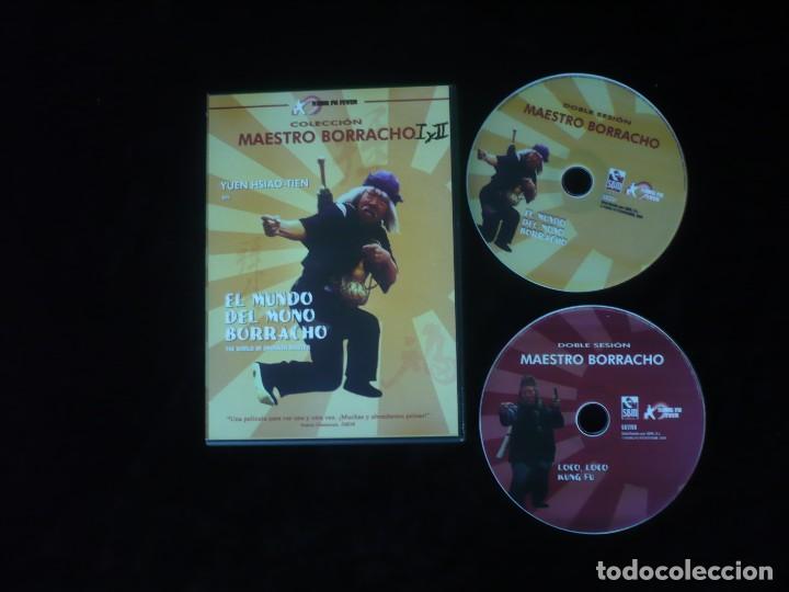 Cine: coleccion maestro borracho I y II - el mundo del mono borracho + loco loco kung fu - dvd como nuevos