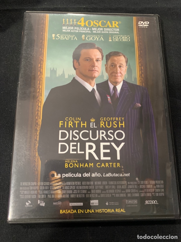 Cinema: (S272) EL DISCURSO DEL REY ( dvd Segunda mano )