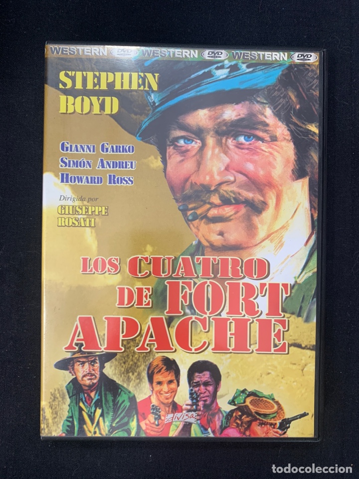 Cinema: (S276) LOS CUATRO DE FORT APACHE ( dvd Segunda mano )