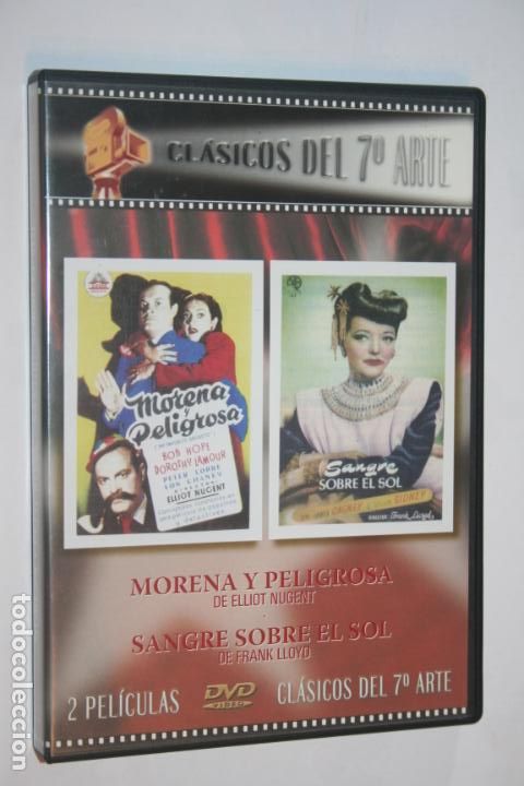 Cine: MORENA PELIGROSA + SANGRE SOBRE EL SOL *** DVD 2 FILMS CINE INTRIGA ***