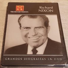 Cine: RICHARD NIXON / GRANDES BIOGRAFÍAS EN DVD / 9 / CANAL HISTORIA / PRECINTADO.. Lote 189823506