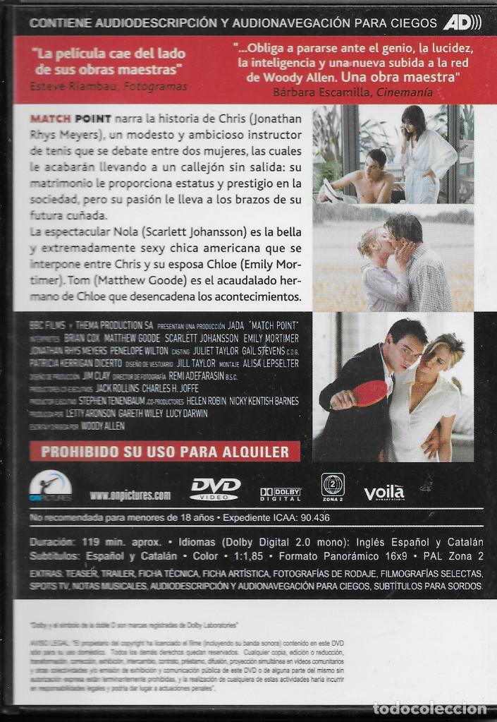 Cine: MATCH POINT - DVD PELICULA - Foto 2