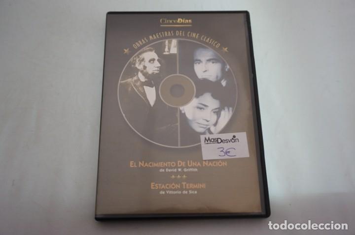 Cinema: (4-B3) - 1 x DVD X 2 PELICULAS / EL NACIMIENTO DE UNA NACION, ESTACION TERMINI