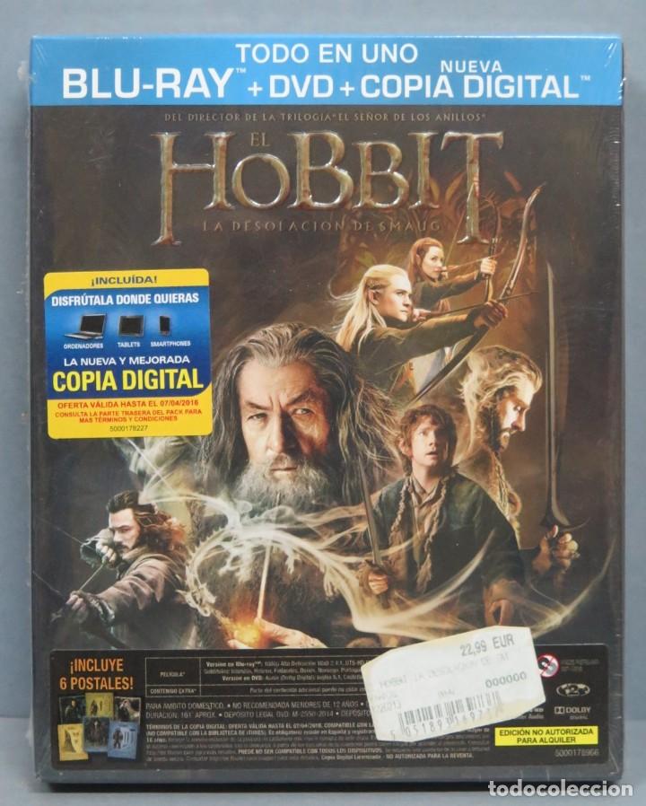 Cine: BLU-RAY + DVD + COPIA DIGITAL. LA DESOLACION DE SMAUG. PRECINTADO