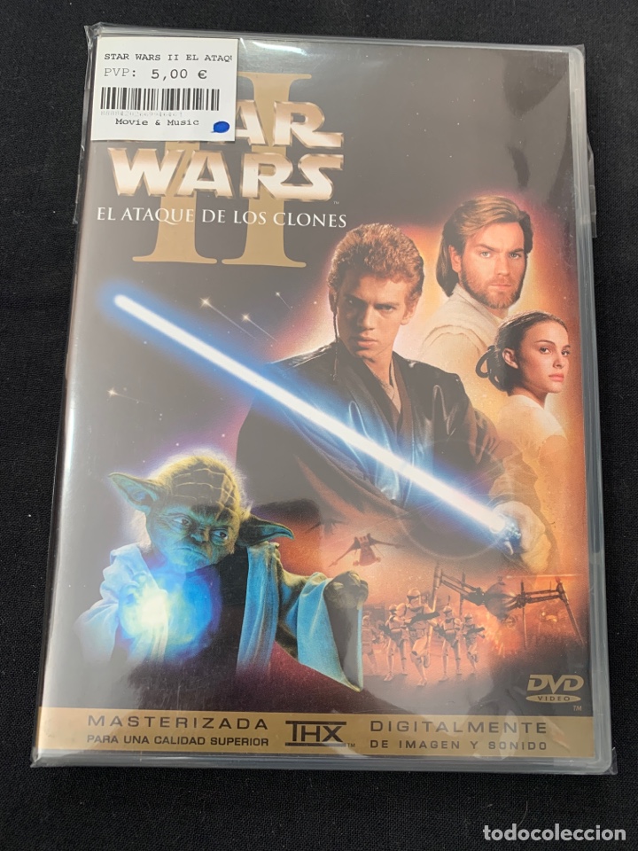 Cine: S173 STAR WARS ATAQUE DE LOS CLONES ( dvd seminuevo )