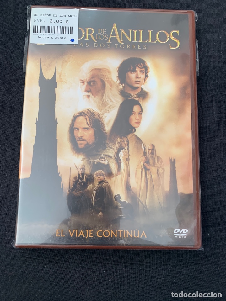 Cine: S148 EL SE&Ntilde;OR DE LOS ANILLOS LAS DOS TORRES ( dvd seminuevo )