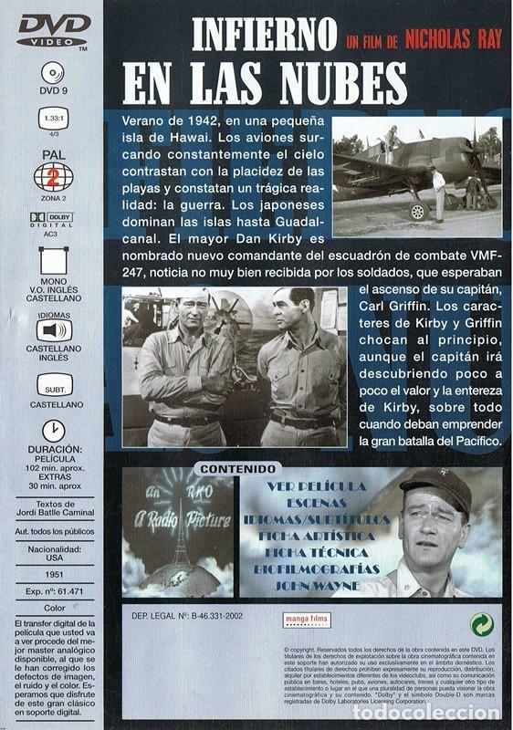 Cine: INFIERNO EN LAS NUBES JOHN WAYNE - Foto 2