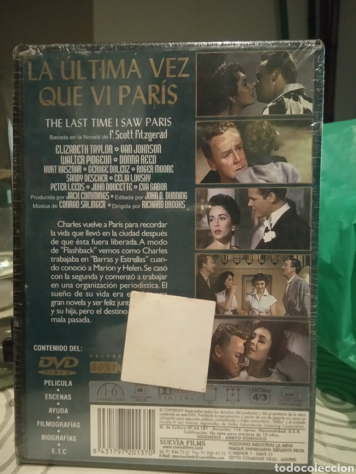 Pelicula La Ultima Vez Que Vi Paris