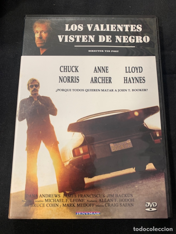 Cinema: (S320) LOS VALIENTES VISTEN DE NEGRO ( dvd Segunda mano )